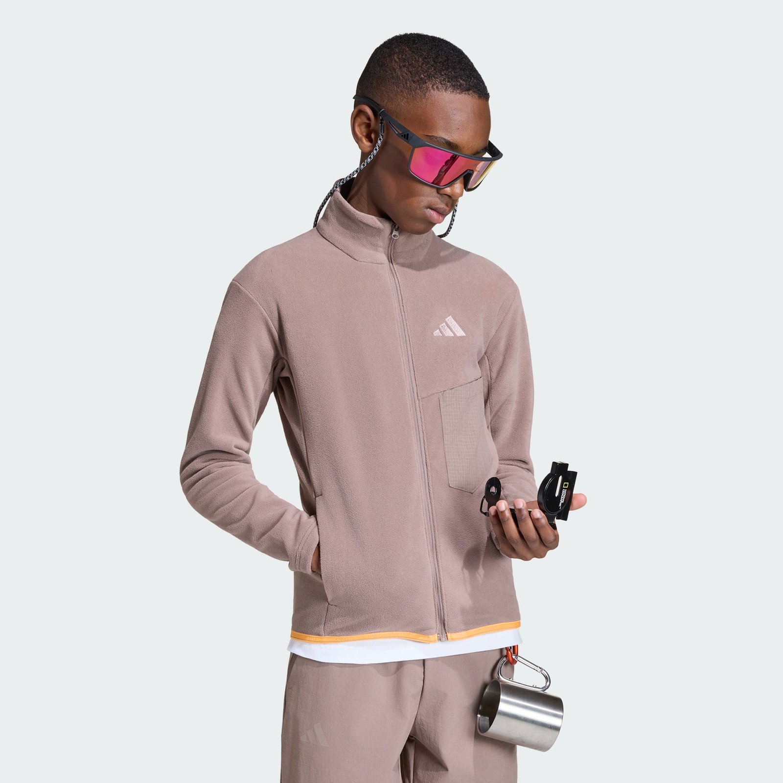 Kids’ adidas Terrex Kids Multi Full-Zip Fleece Jacket